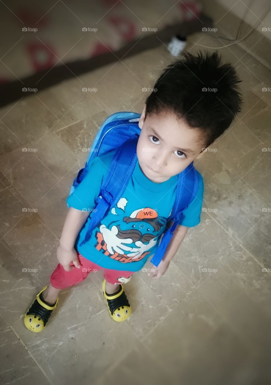 School Boy. my nephew 