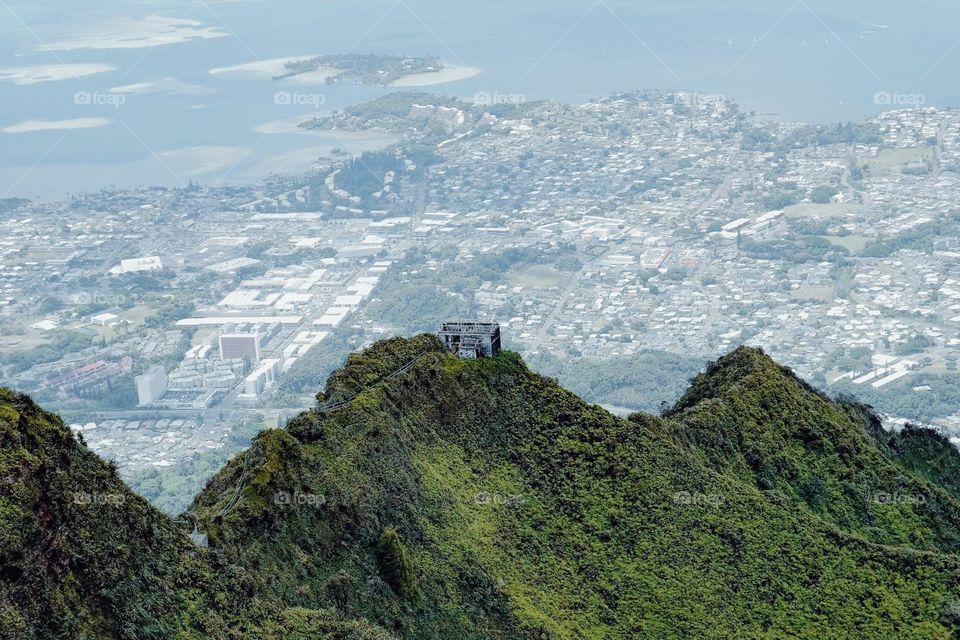 Abandoned house at the top of the mountain