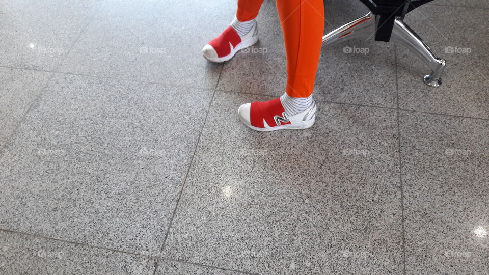 Walking at the floor