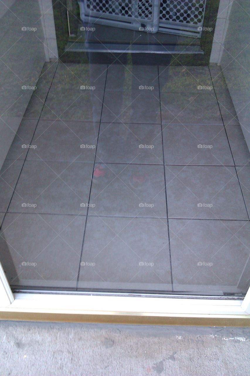 Floor through glass