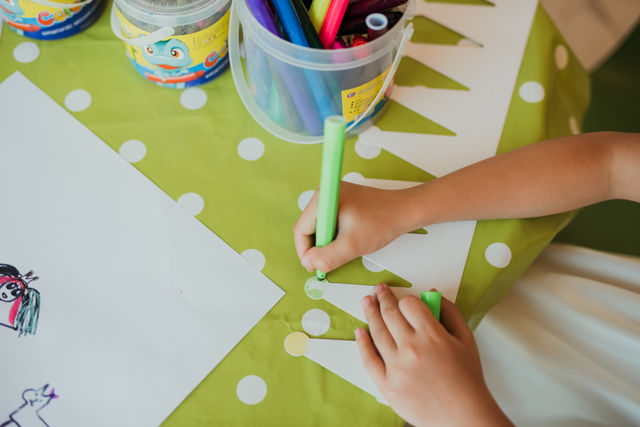 Child, Arts And Crafts, Creativity, Paper, Woman