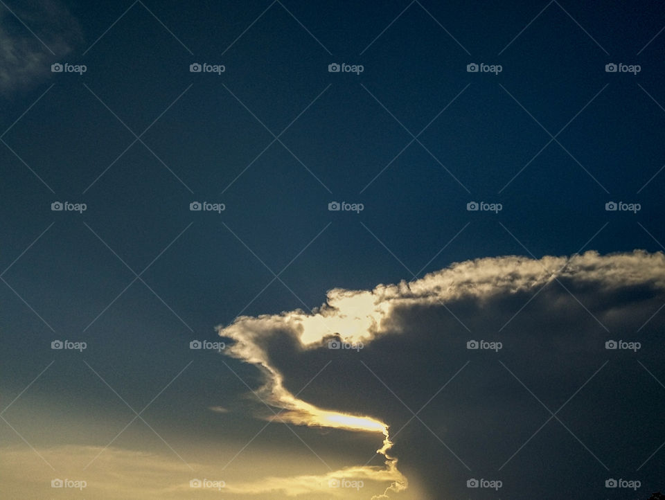 For a second I was almost jealous of the clouds