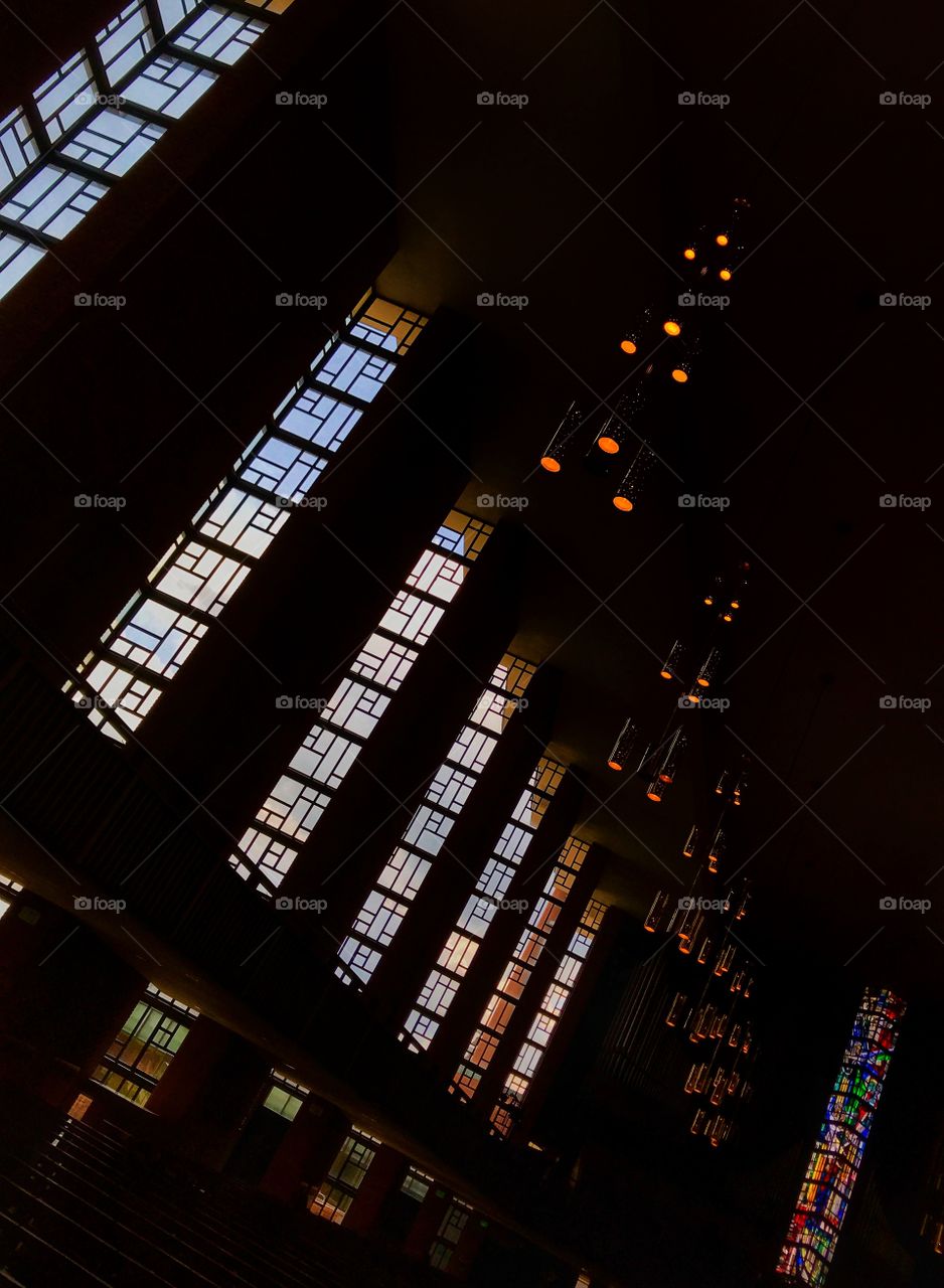 The inside of the chapel at Valparaiso University—taken in Valparaiso, Indiana 