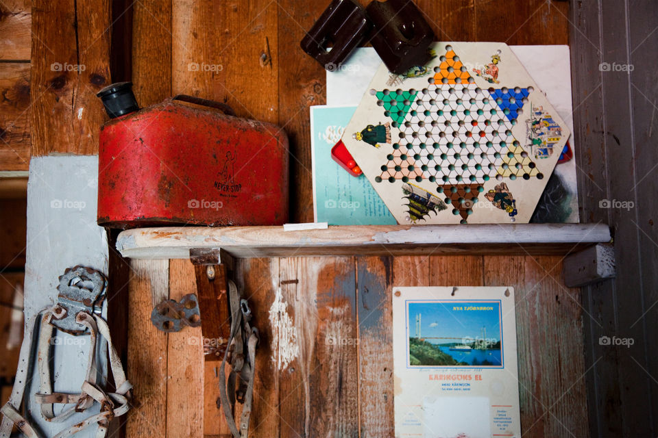 Shelf. Shelf in Lighthouse Shed 