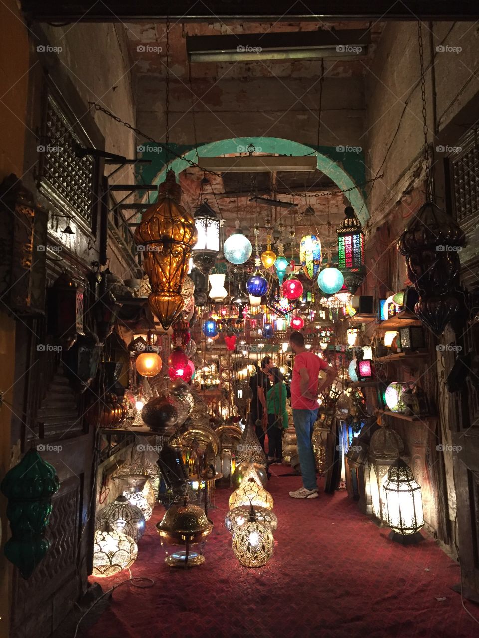 Oriental market in North of Africa 