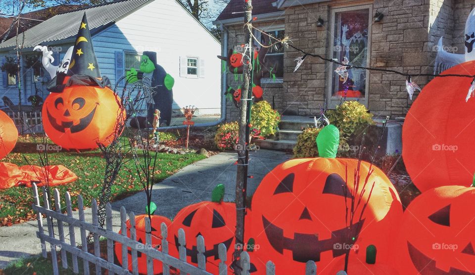 Inflatable Halloween Pumpkins