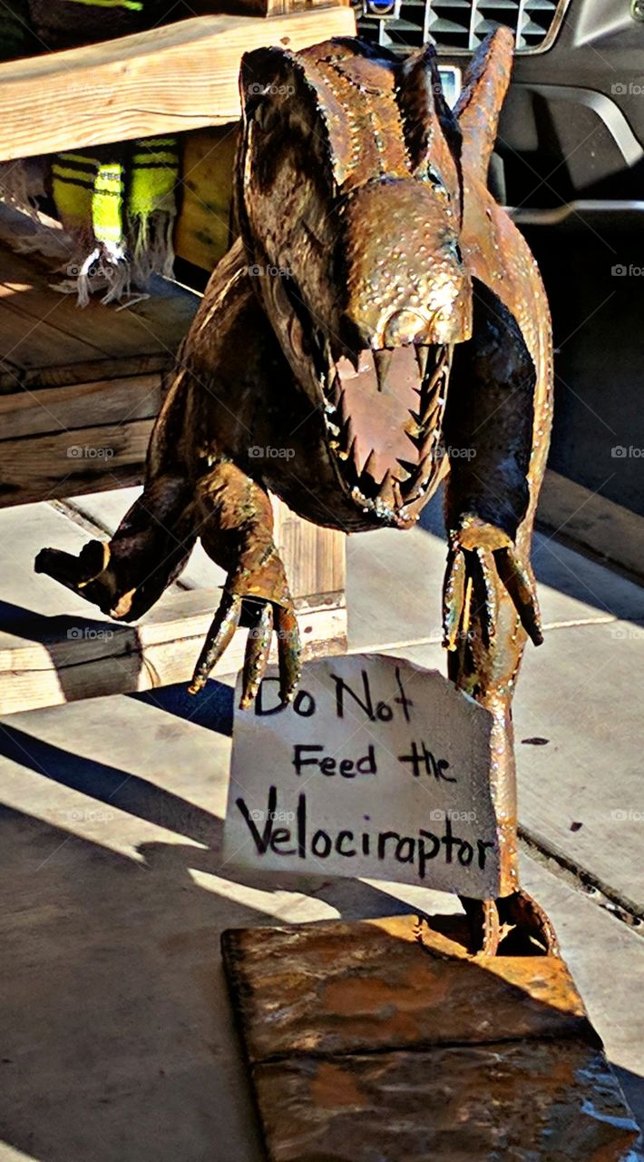 Do Not Feed The Velociraptor