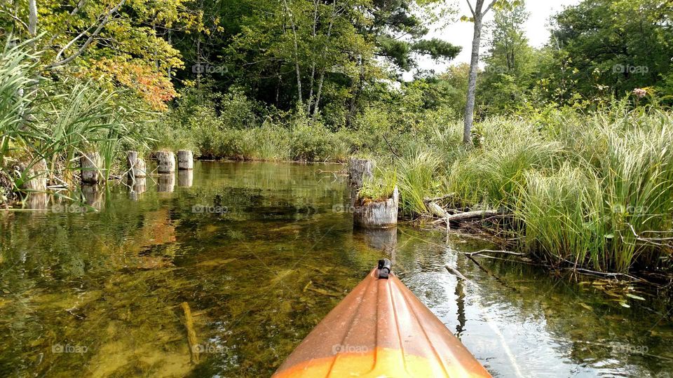 On the Kayak, my photography venue