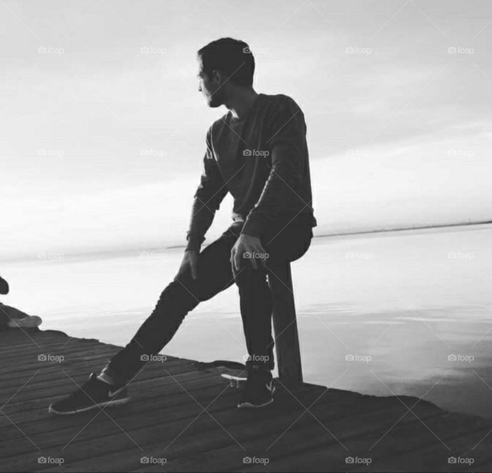 looking at the horizon