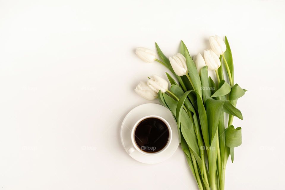 white tulips