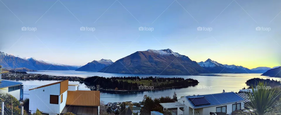 Panorama view at Queenstown