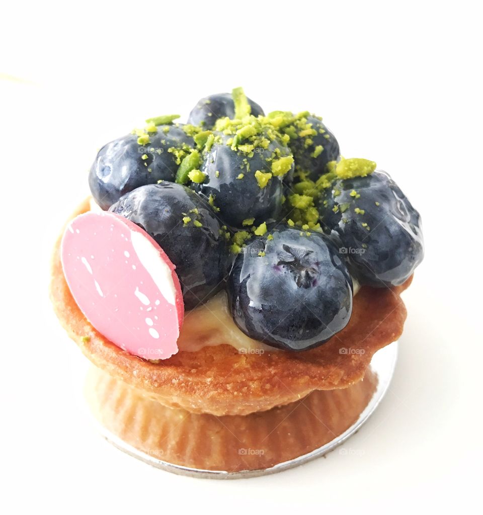 Mini blueberry tart