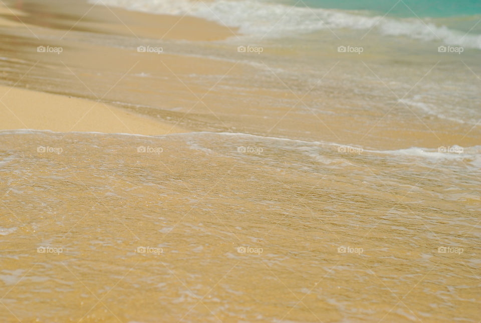 Water on ocean coast 