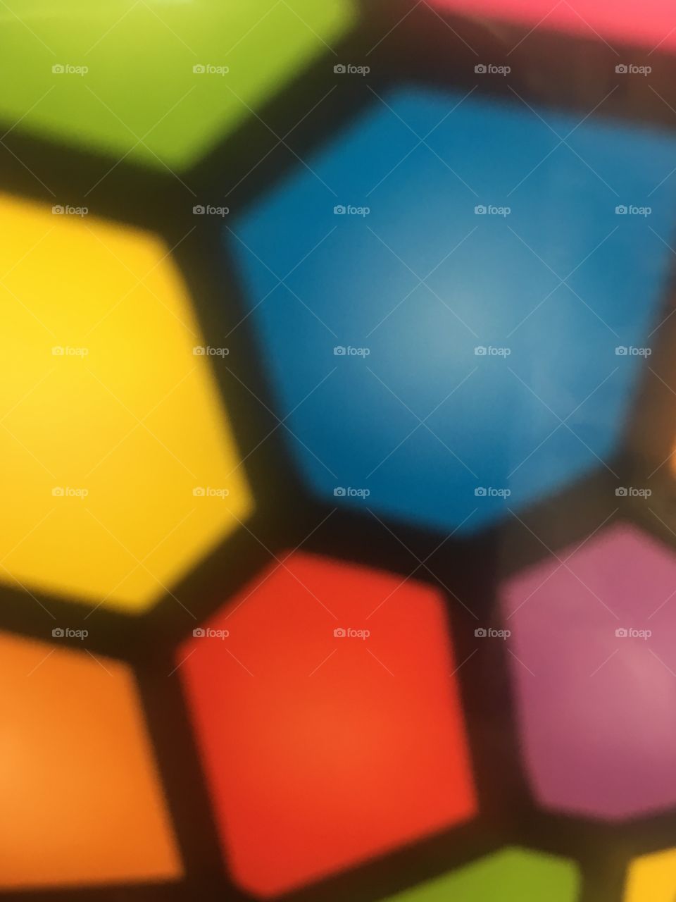 Close up of bulletin board border 