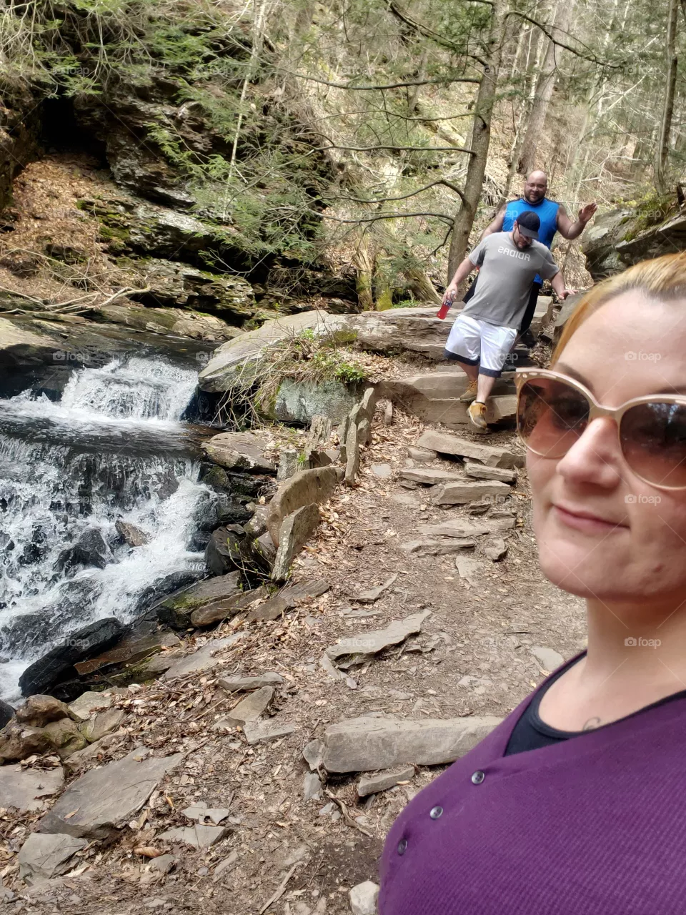 hiking couple