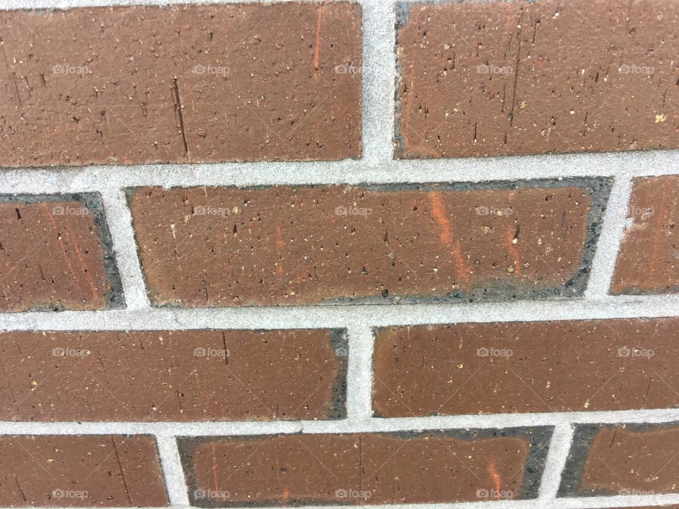 Downward view of bricks