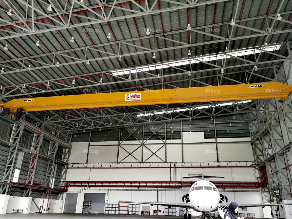 Hangar for air craft maintenance