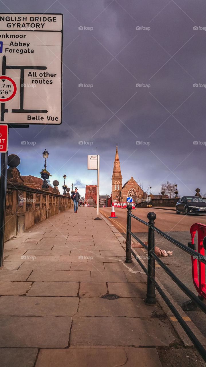 Bridge in Shrewsbury England