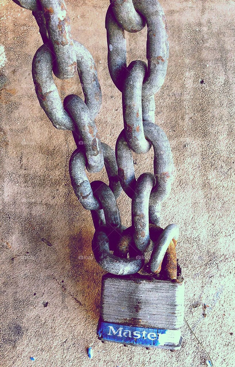 Vintage locks and chains