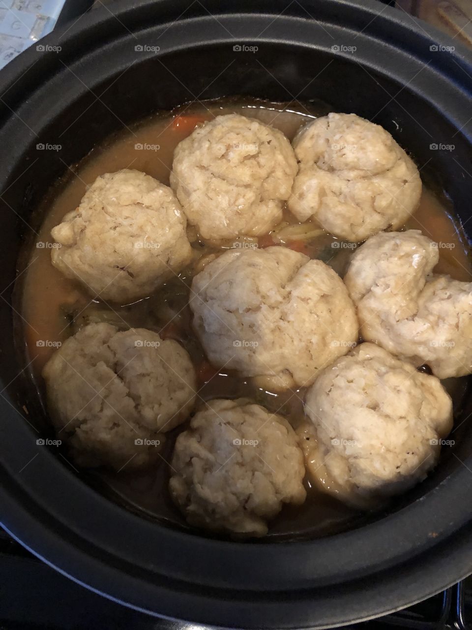 Chicken casserole with dumplings 