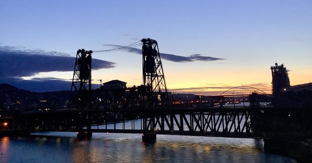 Portland Oregon last night