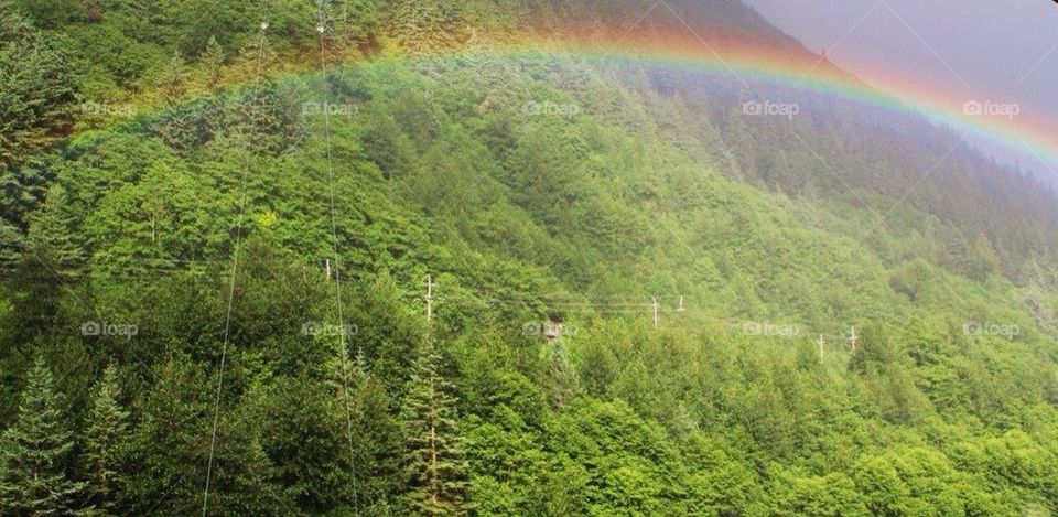 Rainbow Over Juneau