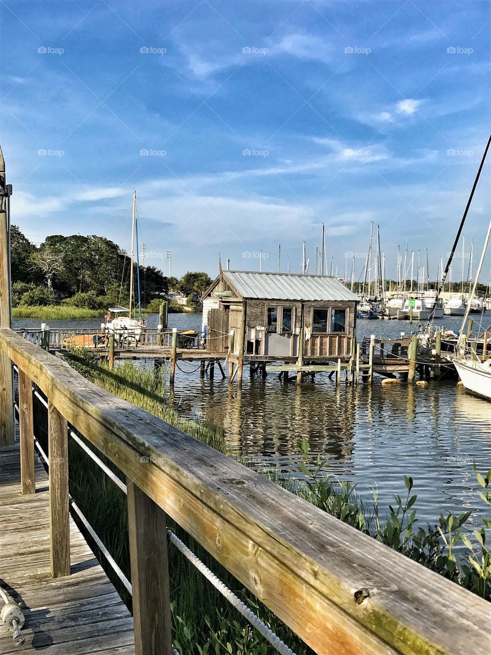 Approach to “English Landing North Dock”