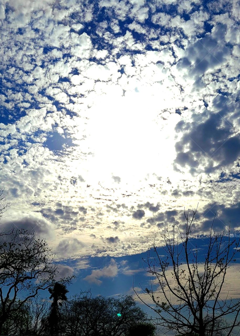 Texas afternoon sky