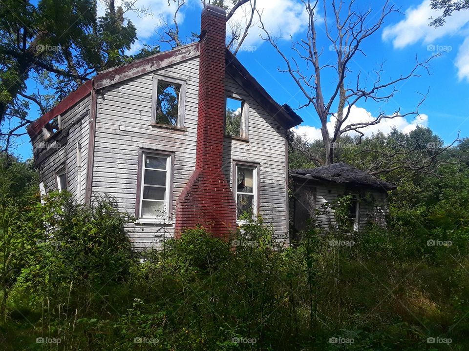 abandoned home