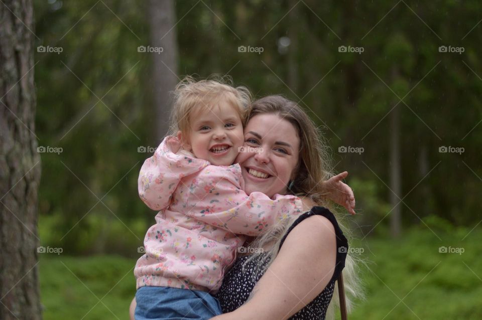 mother and daughter