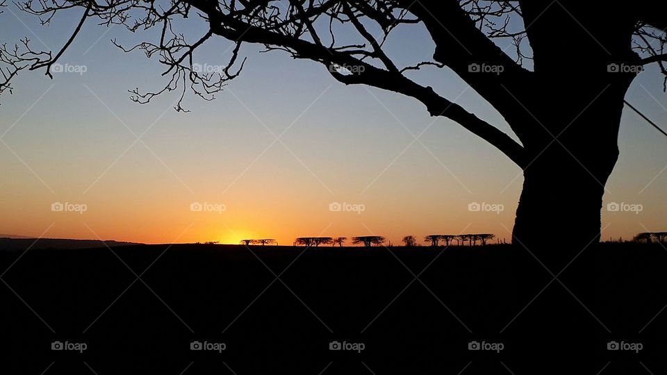 Sunset Ivinghoe UK