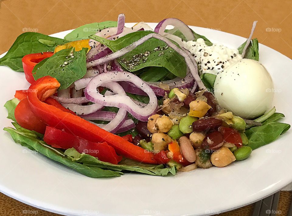 Delicious, nutritious colorful Salad.