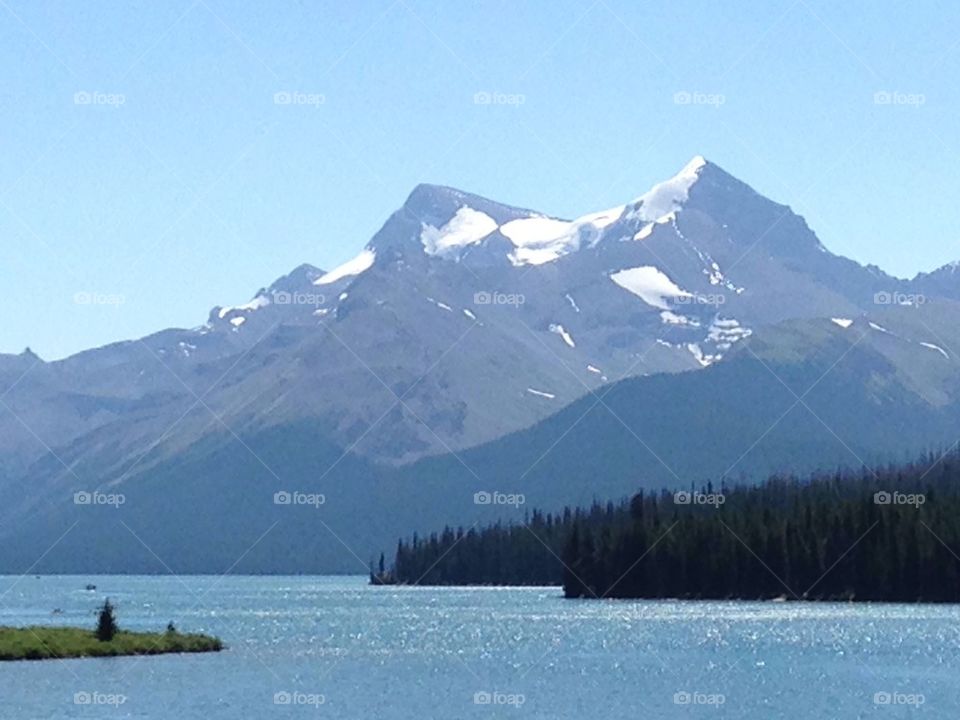 Maligne Lake at Jasper National Park