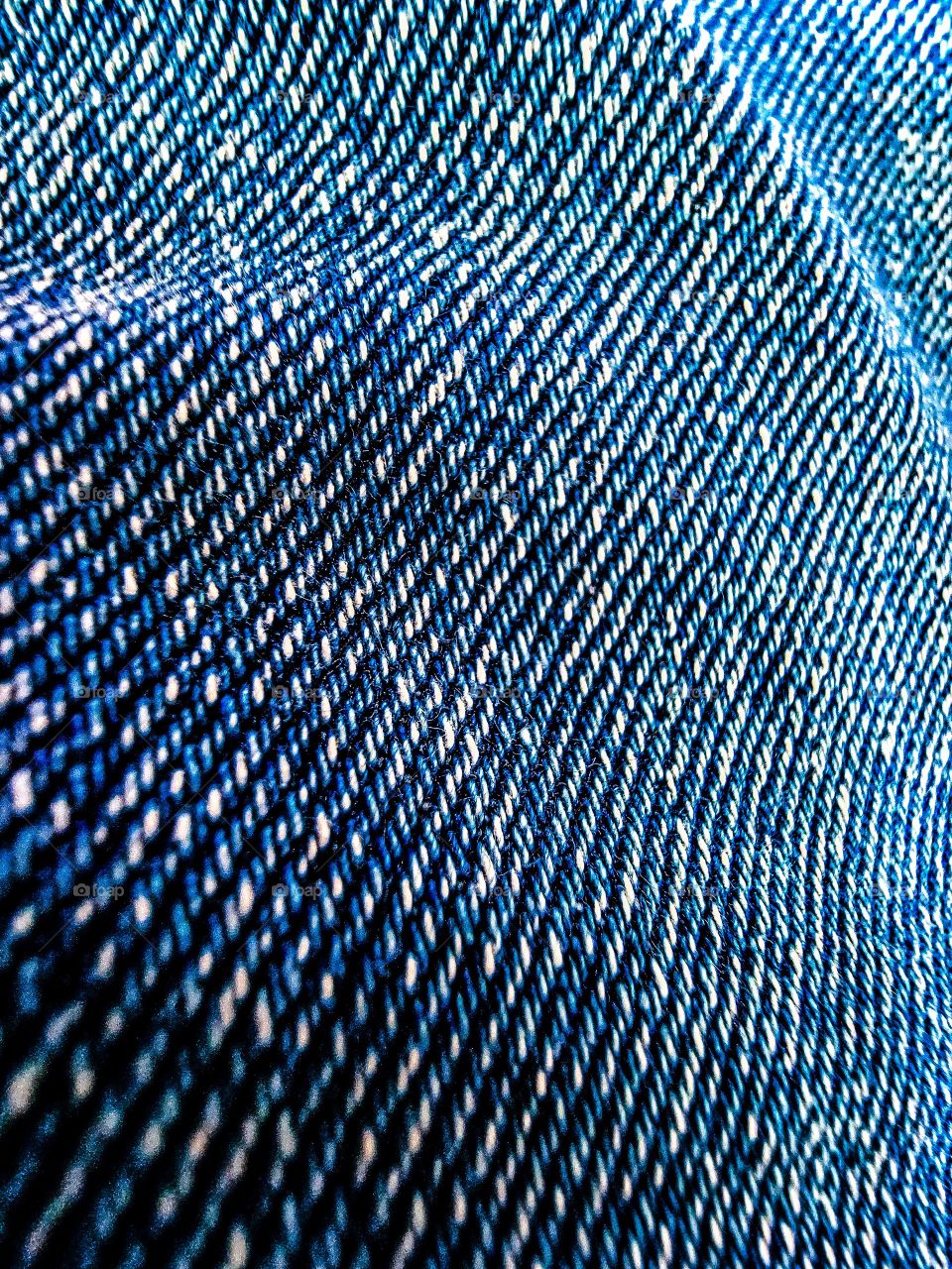 blue jeans very close up