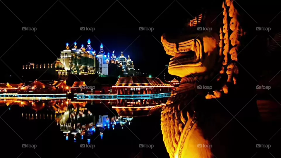 Temple Night View