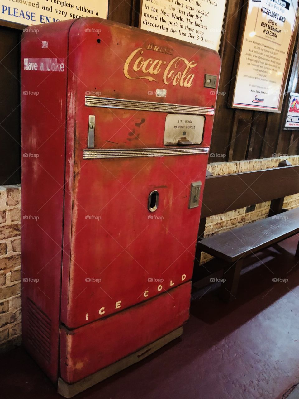Classic coke machine 