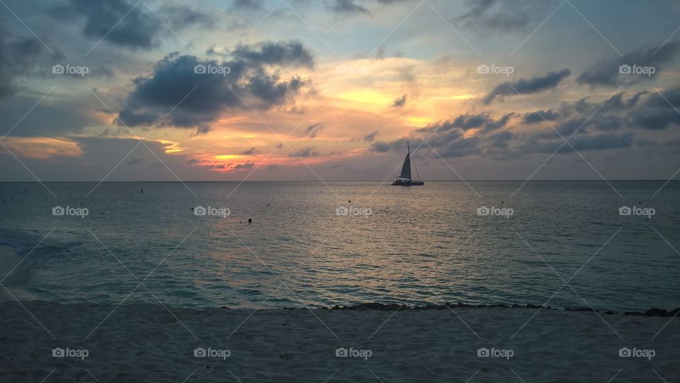 Aruba:sunset