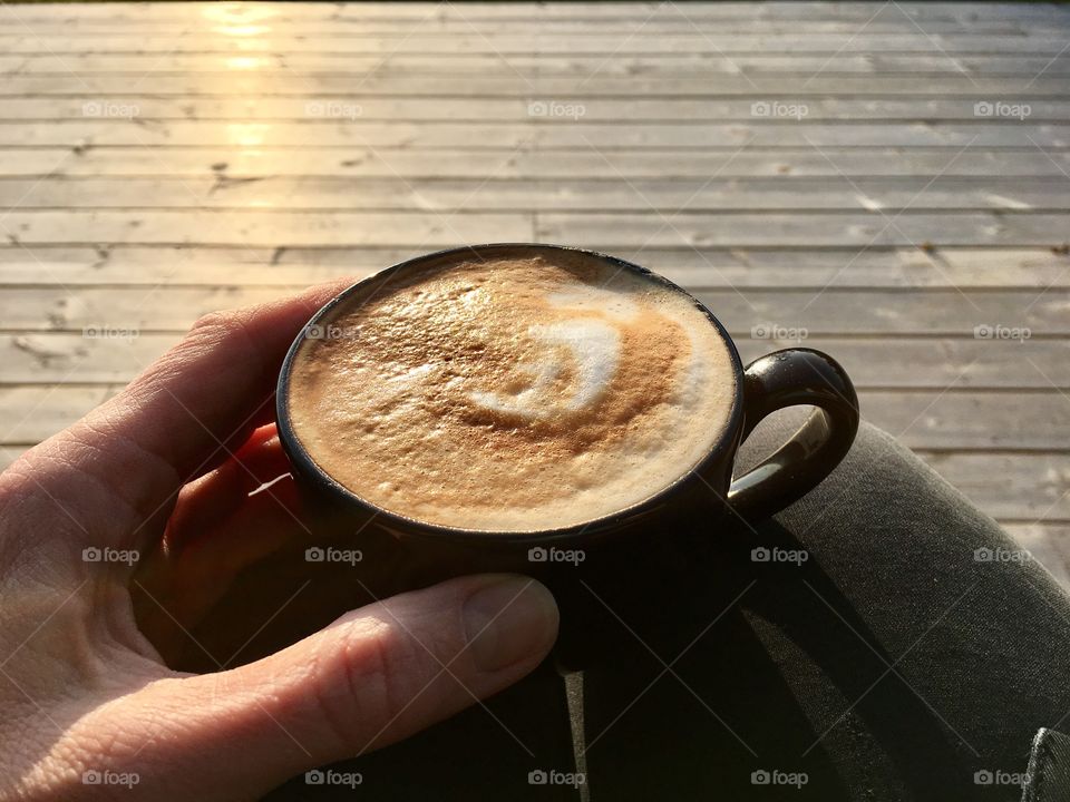 Coffee in the sun