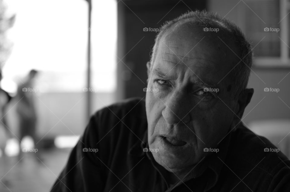 My father the old story teller. So much experience and wisdom in those eyes.