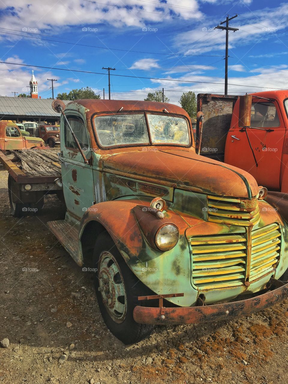 Old Dilapidated Vintage Truck