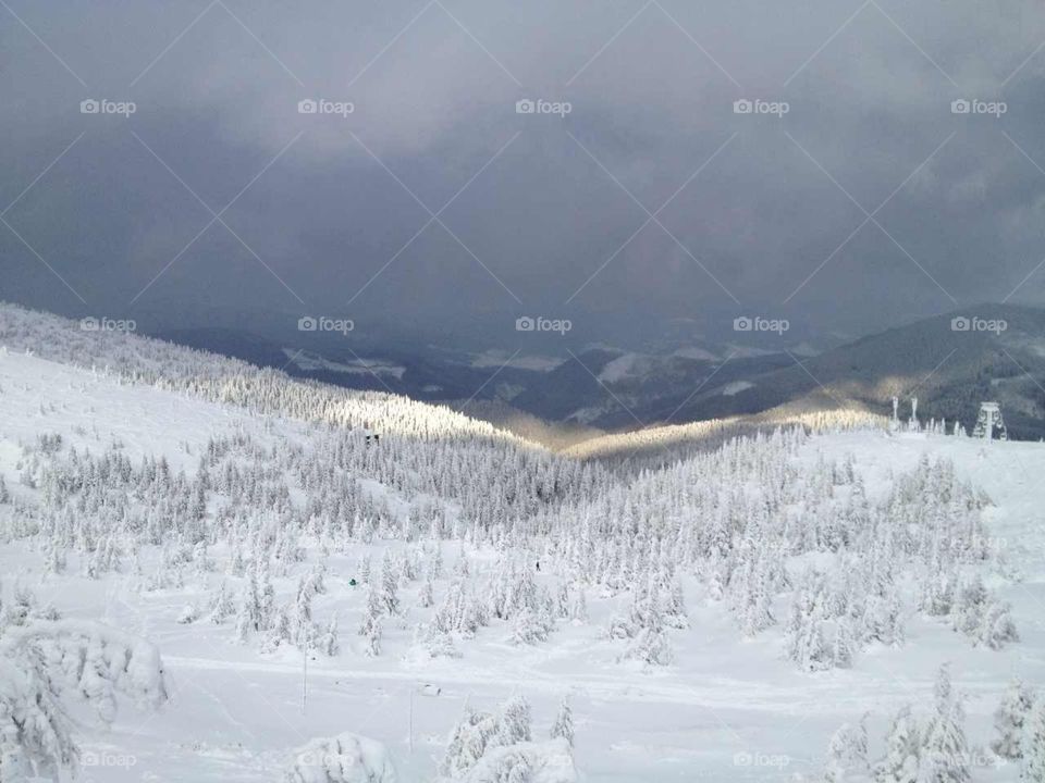 Winter Carpathian Mountains 