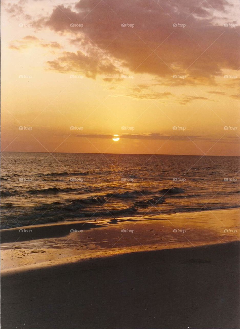 sunset on Florida beach