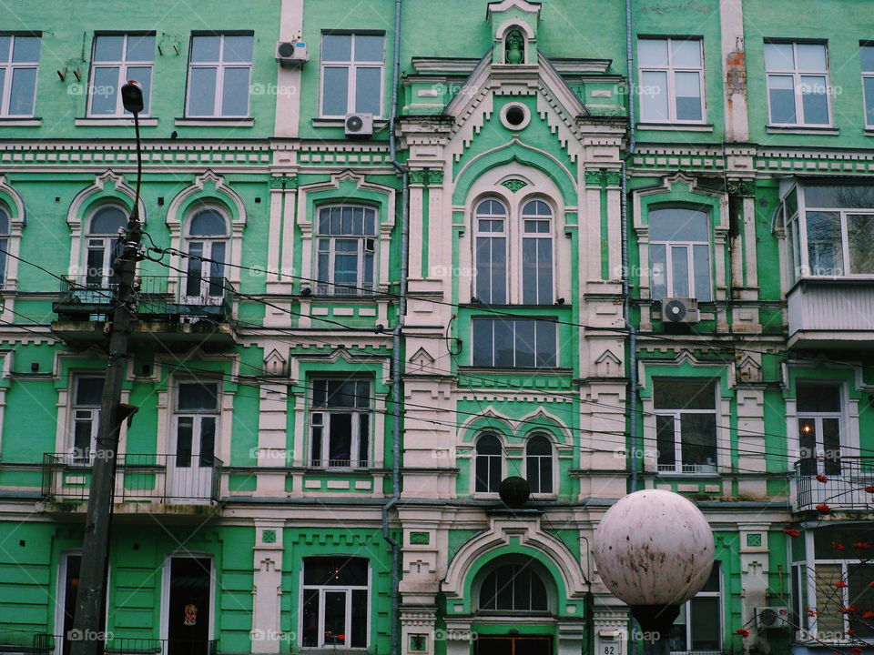 old building of the city of Kiev