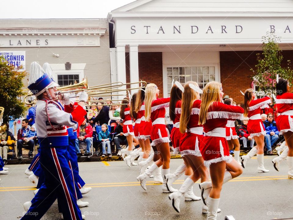 Colorful parade