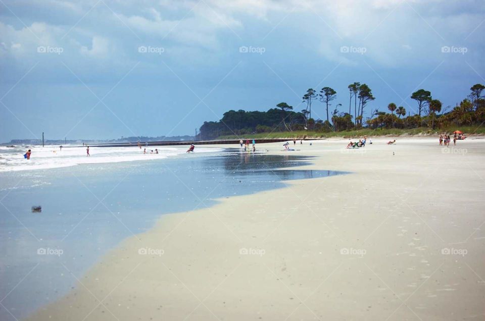 Beach, Sand, Seashore, Water, Travel