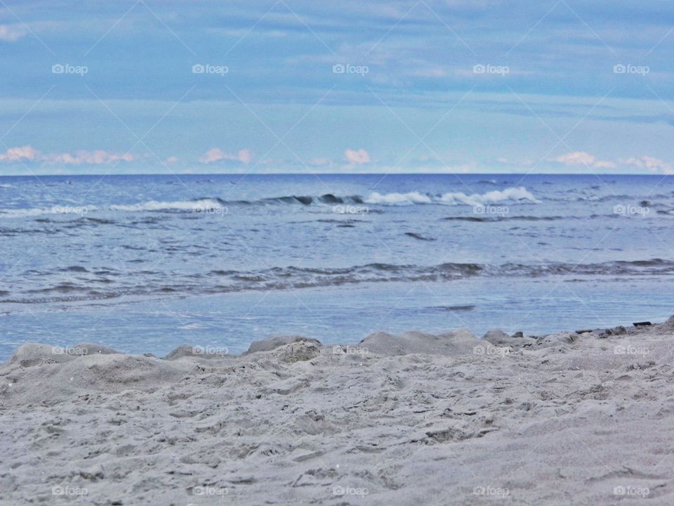 beach and sound of waves