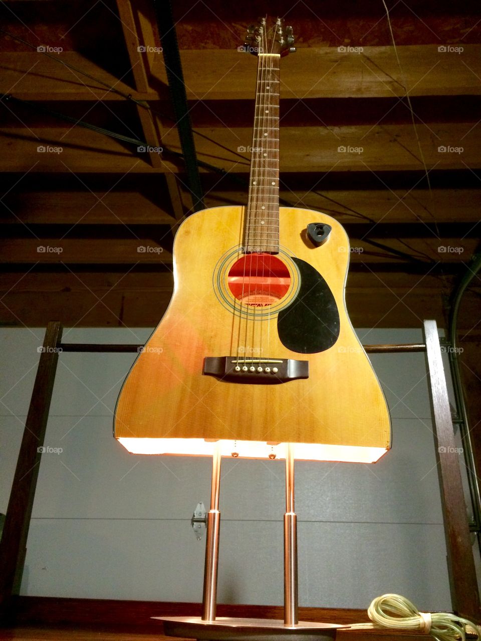 Guitar Lamp. One of a kind lamps