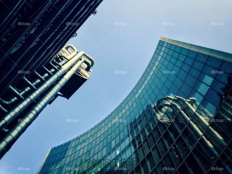 Reflection of building