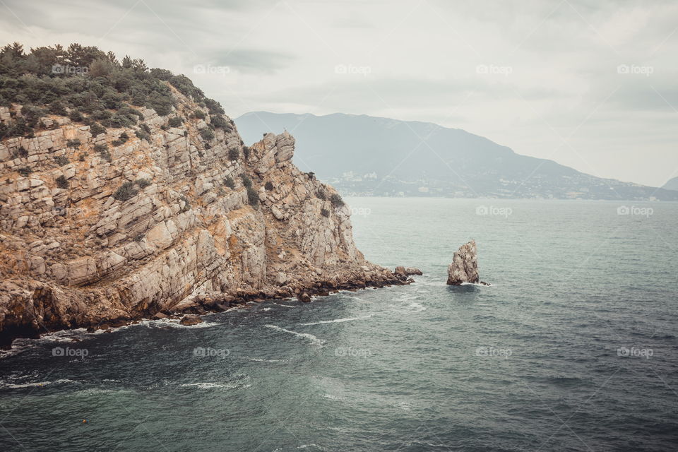 Photo of mountains near Yalta in the Crimea