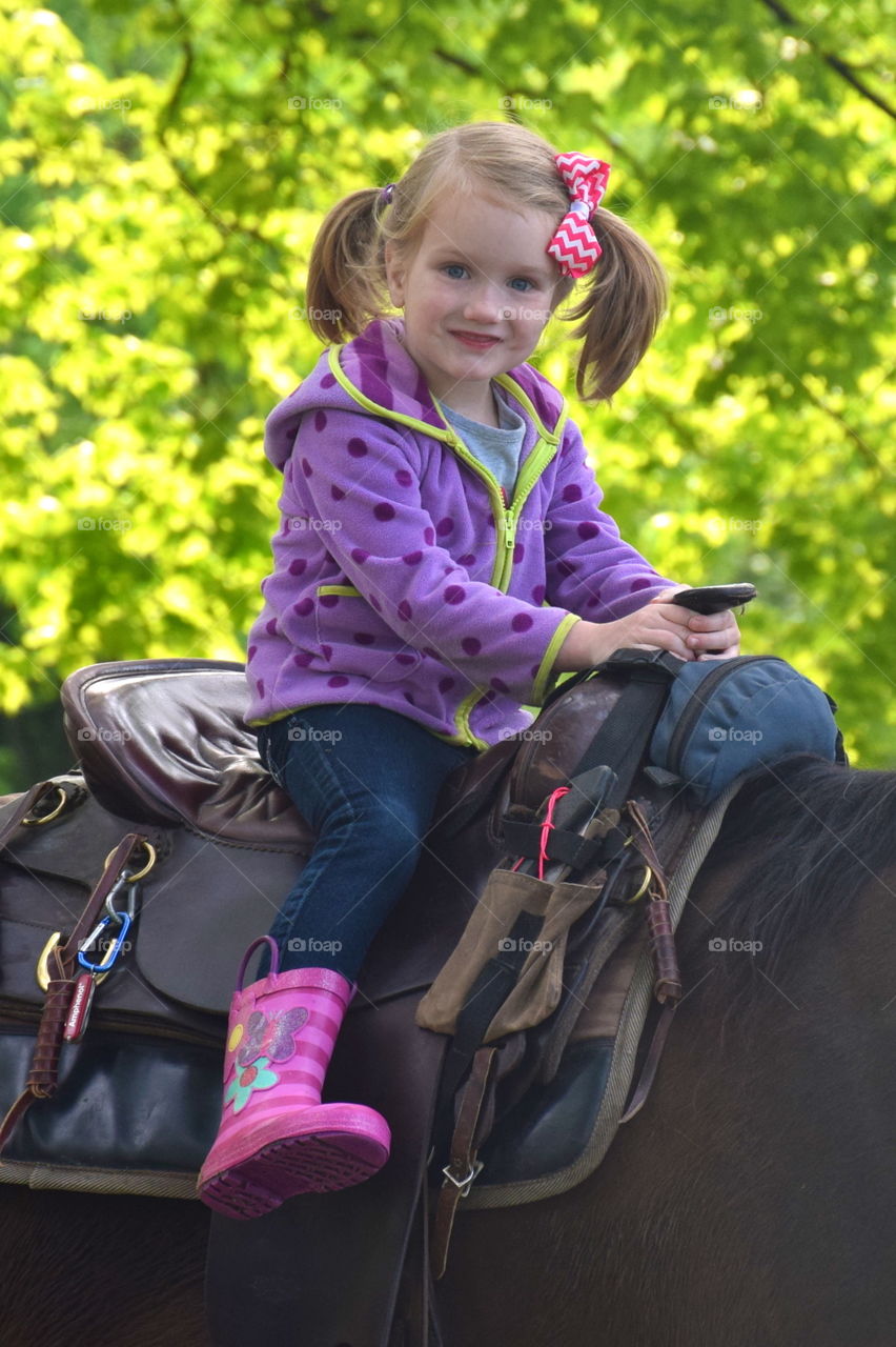 First horseback ride